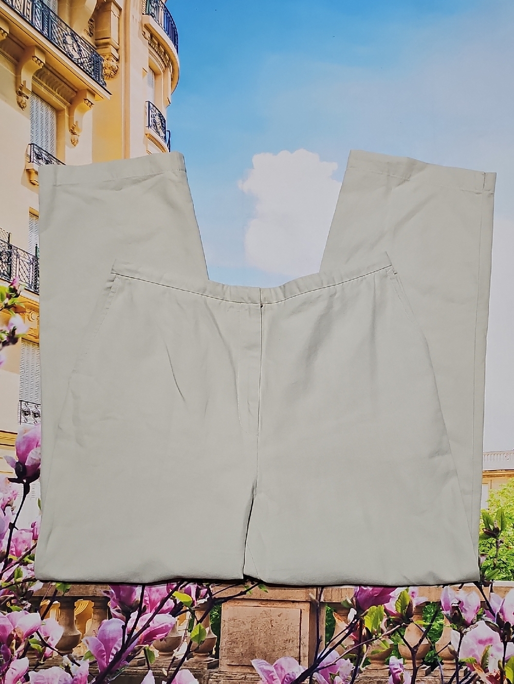 Eileen Fisher High Waist Tan Pants Size Medium‎